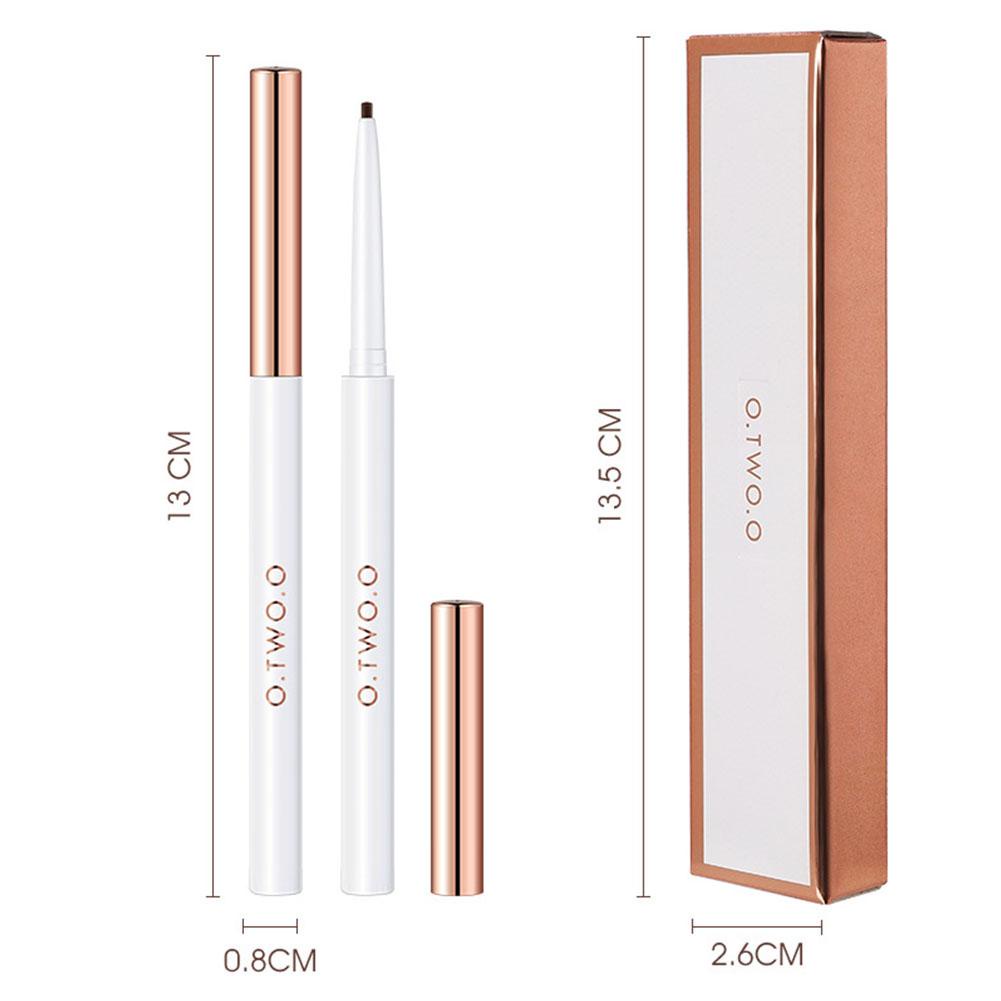 Bút Kẻ Mắt Dạng Gel O.TWO.O Siêu Mỏng Chống Nước Màu Trắng Đen Nâu Cho Z7V1