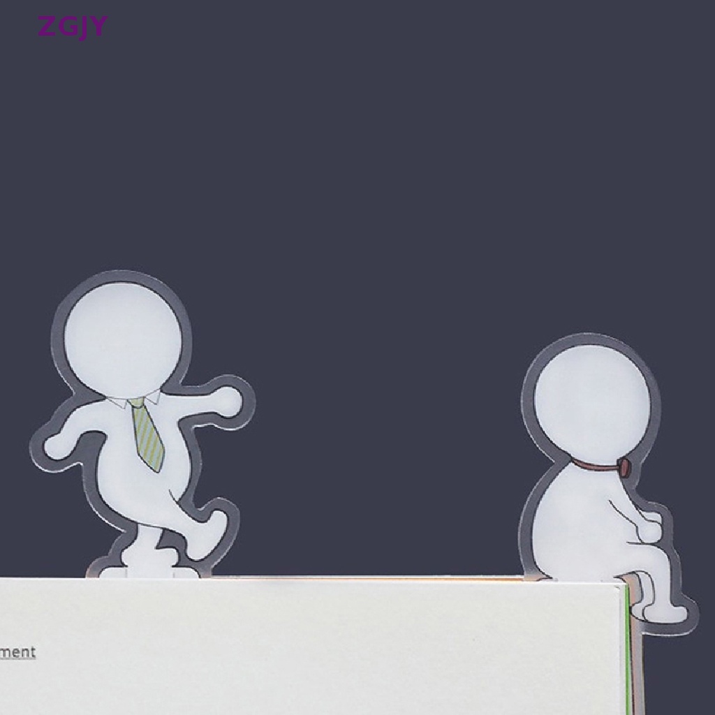 Zgjy Bookmark Đánh Dấu Trang Sách Bằng Nhựa Hình Hoạt Hình Dễ Thương Vui Nhộn Trang Trí Trường Học