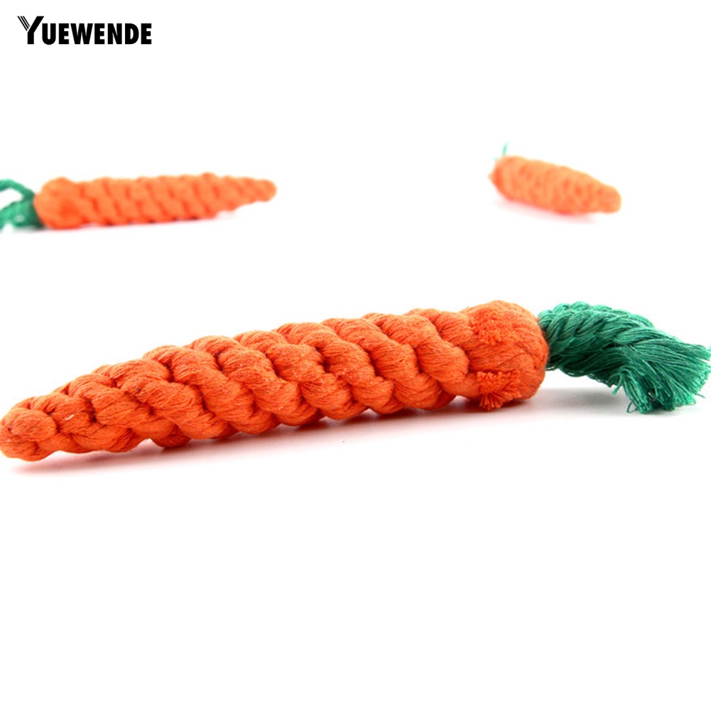 Đồ Chơi Dây Thừng Cotton Hình Củ Cà Rốt Huấn Luyện Thú Cưng
