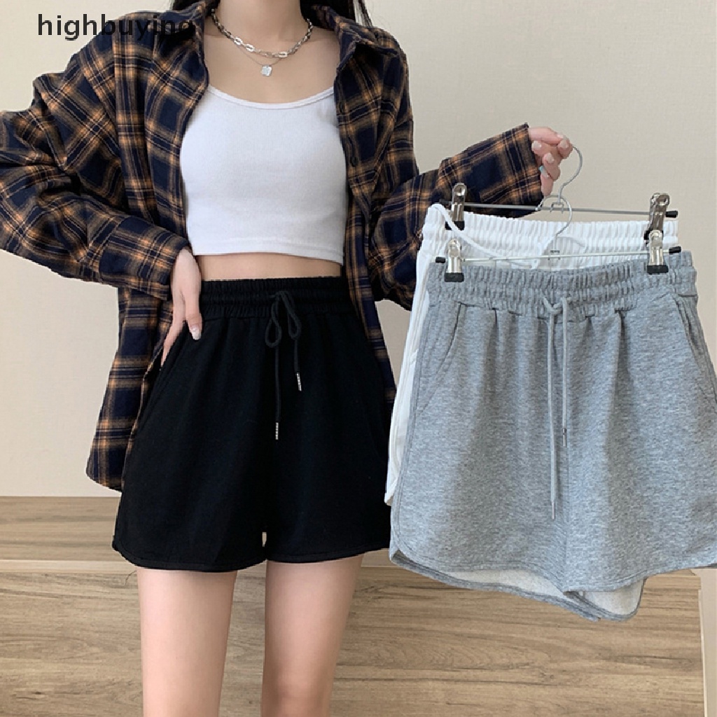 Quần ngắn ống rộng Màu Sắc Thời Trang Mùa Hè Cho Nữ