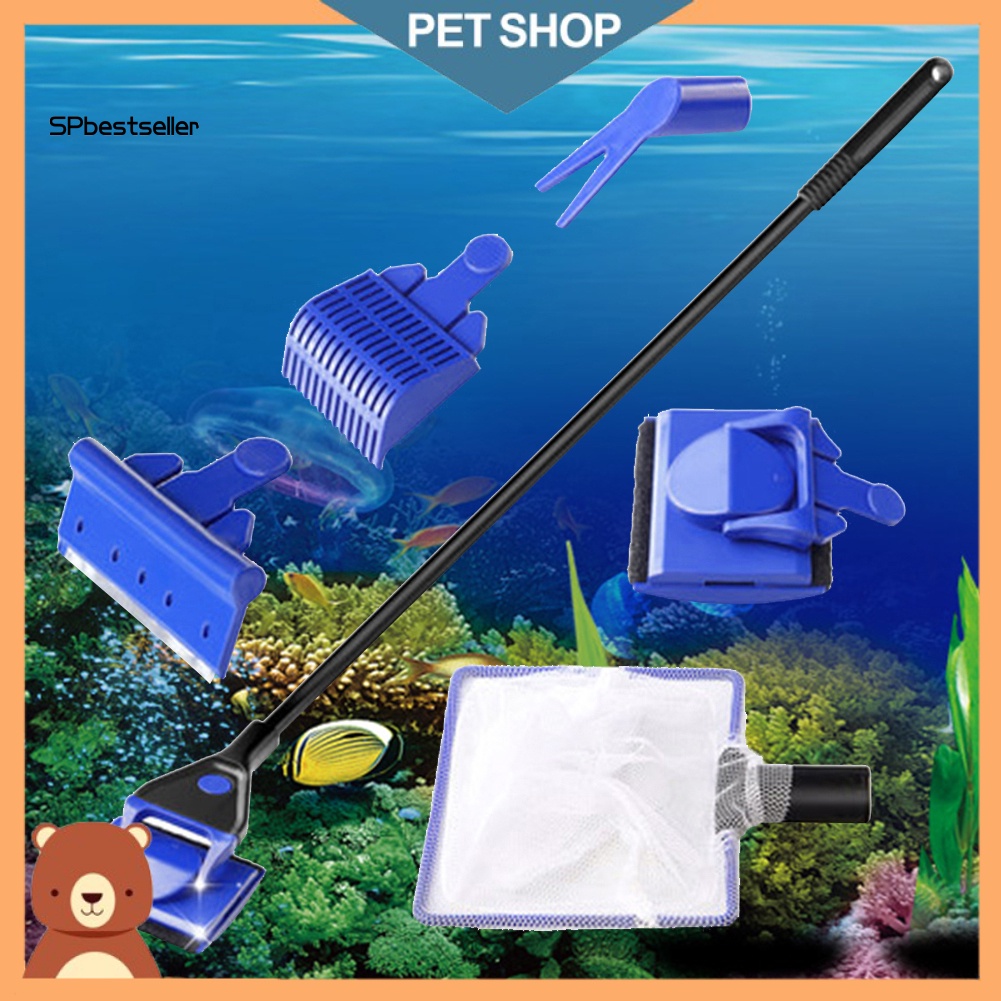 Dụng Cụ Cạo Vệ Sinh Kính Bể Cá 5 Trong 1 Tiện Dụng