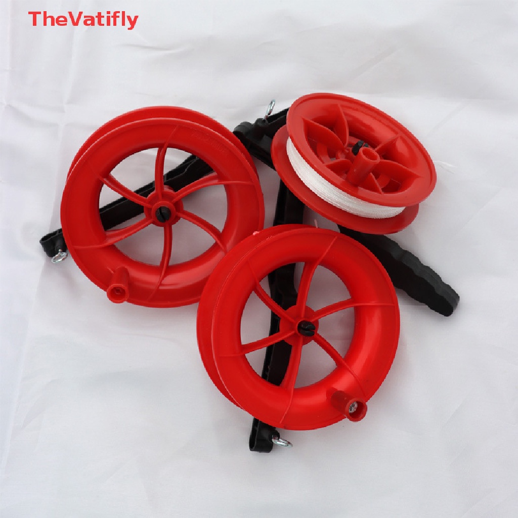 [Thevalifly] Tay Cầm Cuộn Dây Thả Diều Màu Đỏ Chất Lượng Cao Dùng Ngoài Trời