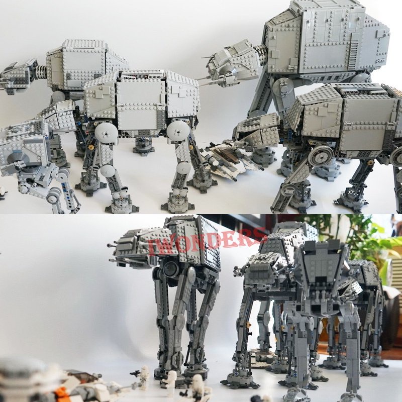 Đồ chơi trẻ em Lắp Ráp Mô Hình Nhân Vật AT-AT Razor Crest Millennium Falcon X- wing 2023