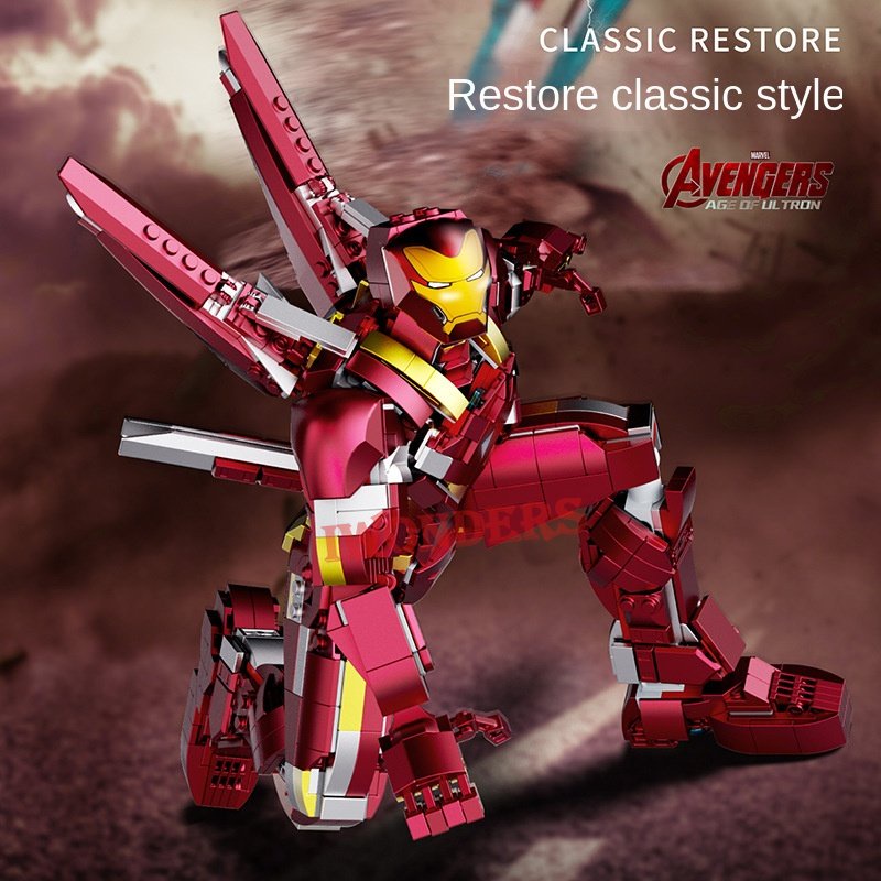 Đồ Chơi Lắp Ráp Nhân Vật Tony Stark MK50 Nano 2023