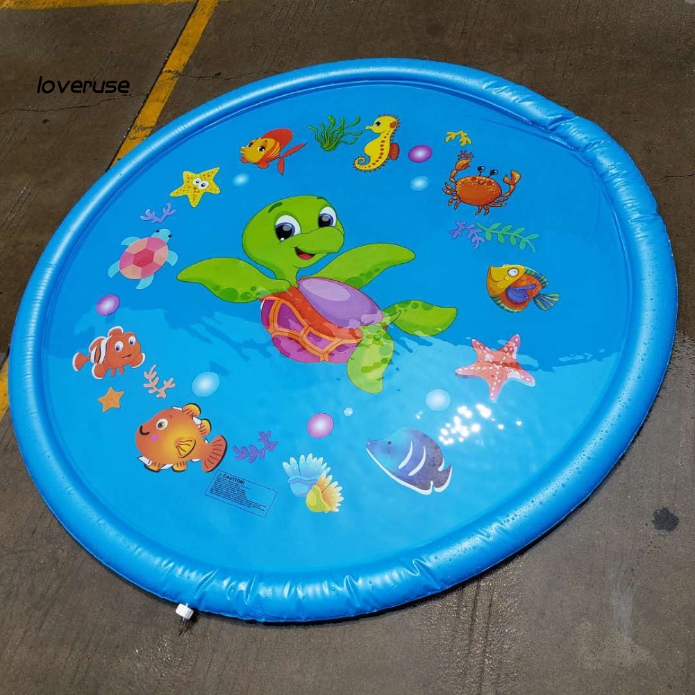 Đệm Nước Bơm Hơi Hình Rùa Biển Cho Bé Chơi Mùa Hè