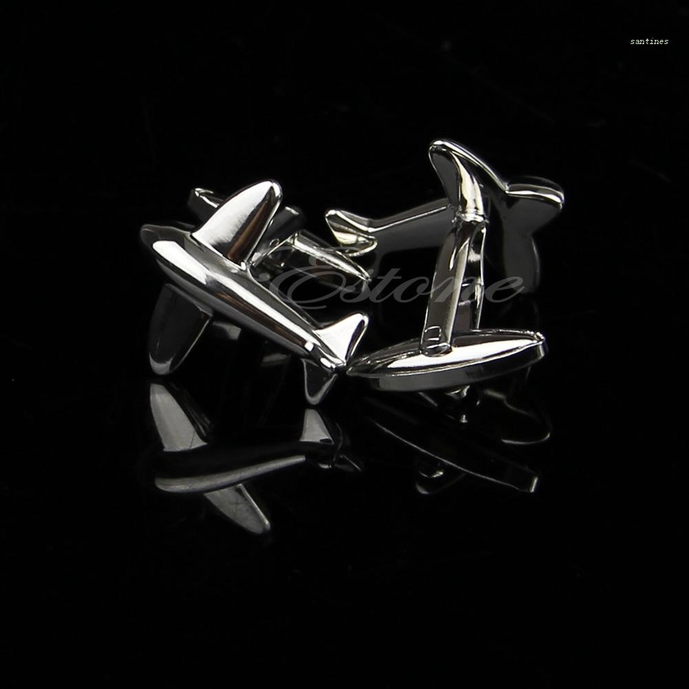 Khuy Măng Sét Tròn Bằng Thép Không Gỉ Màu Vàng / Bạc Phong Cách Vintage Cho Nam