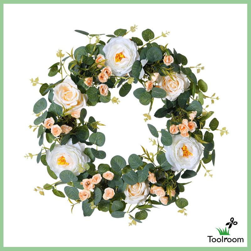 Vòng Hoa Bằng Lụa Dùng Trang Trí Cửa Nhà Hàng / Tiệc Cưới