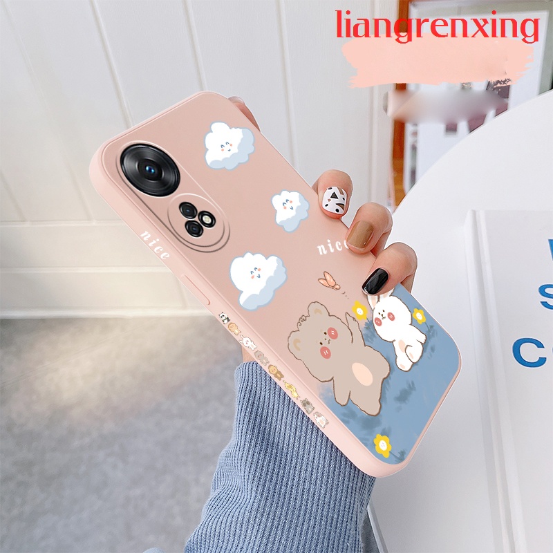 Ốp lưng oppo reno 8t 4g reno 8t 5G reno8 t 2023 oppo a78 5G Ốp Điện Thoại Silicon Mềm Chống Sốc Cho oppo reno 8t 4g reno 8t 5G reno8 t 2023 oppo a78 5G YTXX01 viền vuông cute