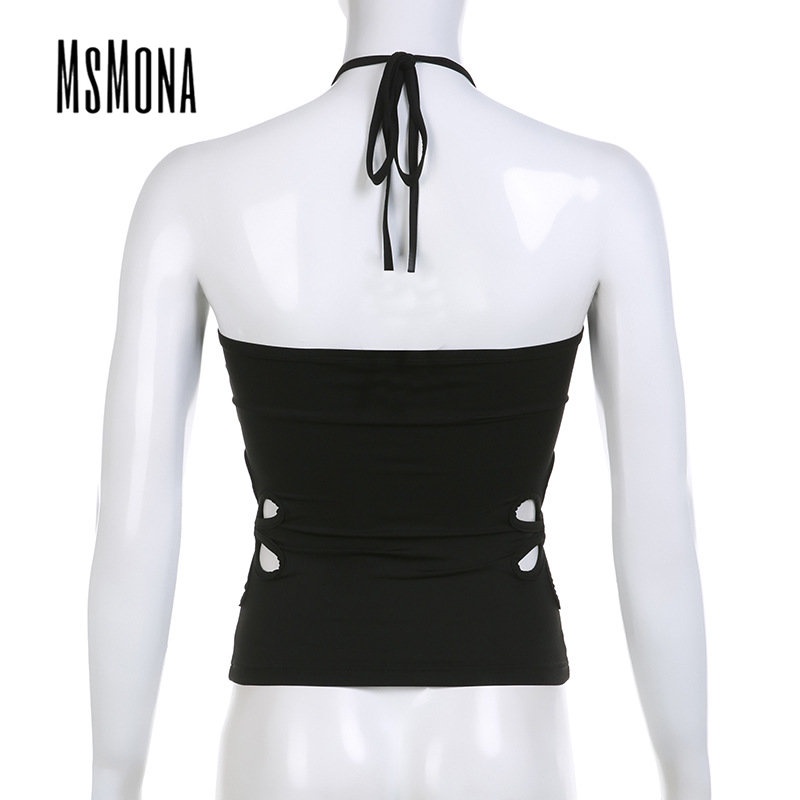 Áo Ống Ôm Sát Khoét Vai Màu Trơn Họa Tiết Hoa Quyến Rũ Thời Trang 2023 Cho Nữ