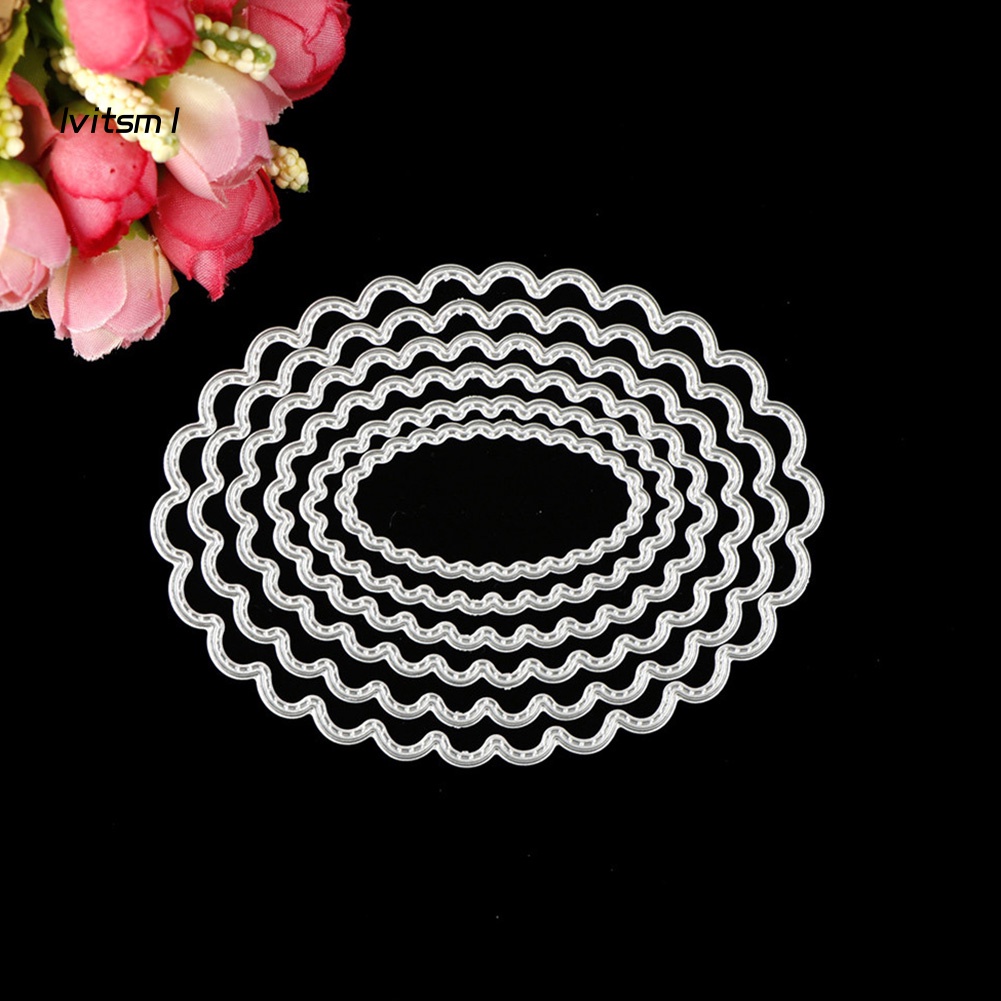 Khuôn Cắt Giấy Kim Loại Hình Oval / Tròn