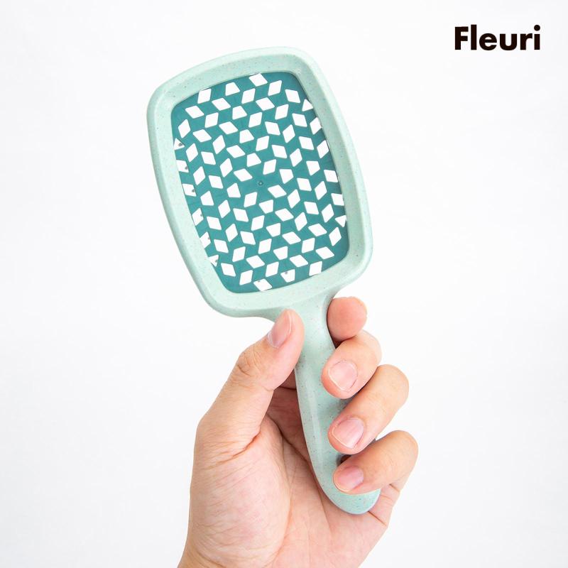 Lược Chải Tóc Xoăn / Duỗi Tóc 3 Lược Mềm Dành Cho Nam Và Nữ