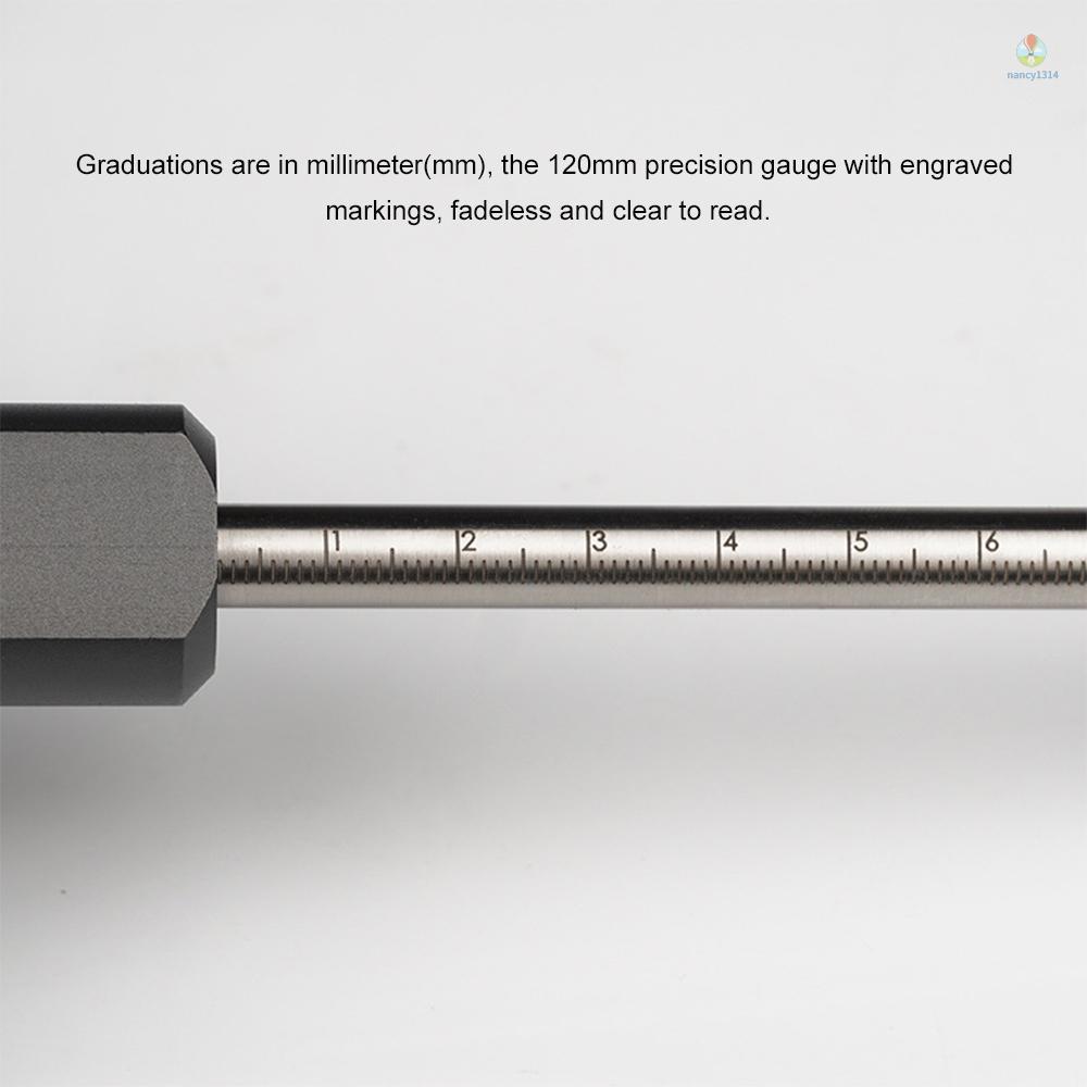 Thước Đo Gỗ Cạnh Cong / Thẳng 120mm Chuyên Dụng Cho Thợ Mộc