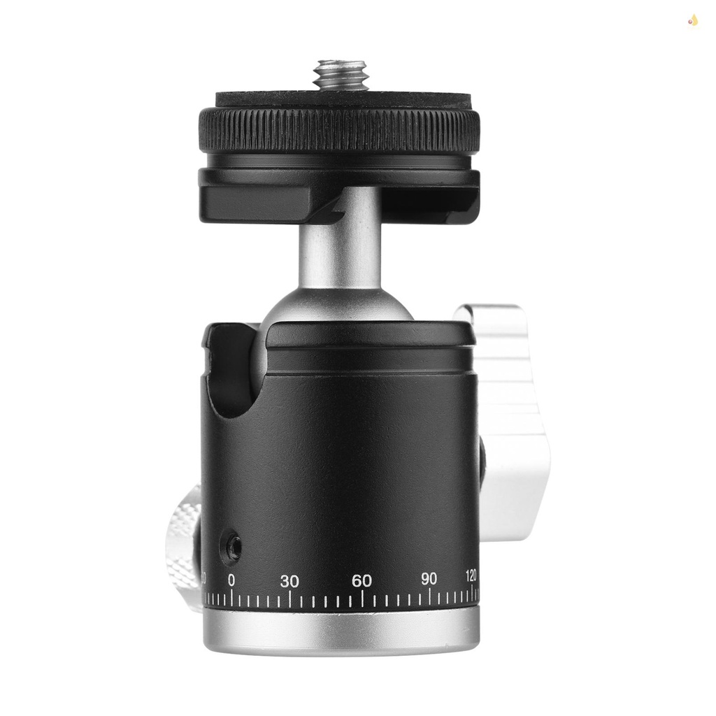 Vít 1 / 4 Đầu Bi Mini 360 Độ 2 Trong 1° Đầu Bi Xoay Bằng Hợp Kim Nhôm Cho Giá Đỡ Ba Chân Máy Ảnh / Điện Thoại