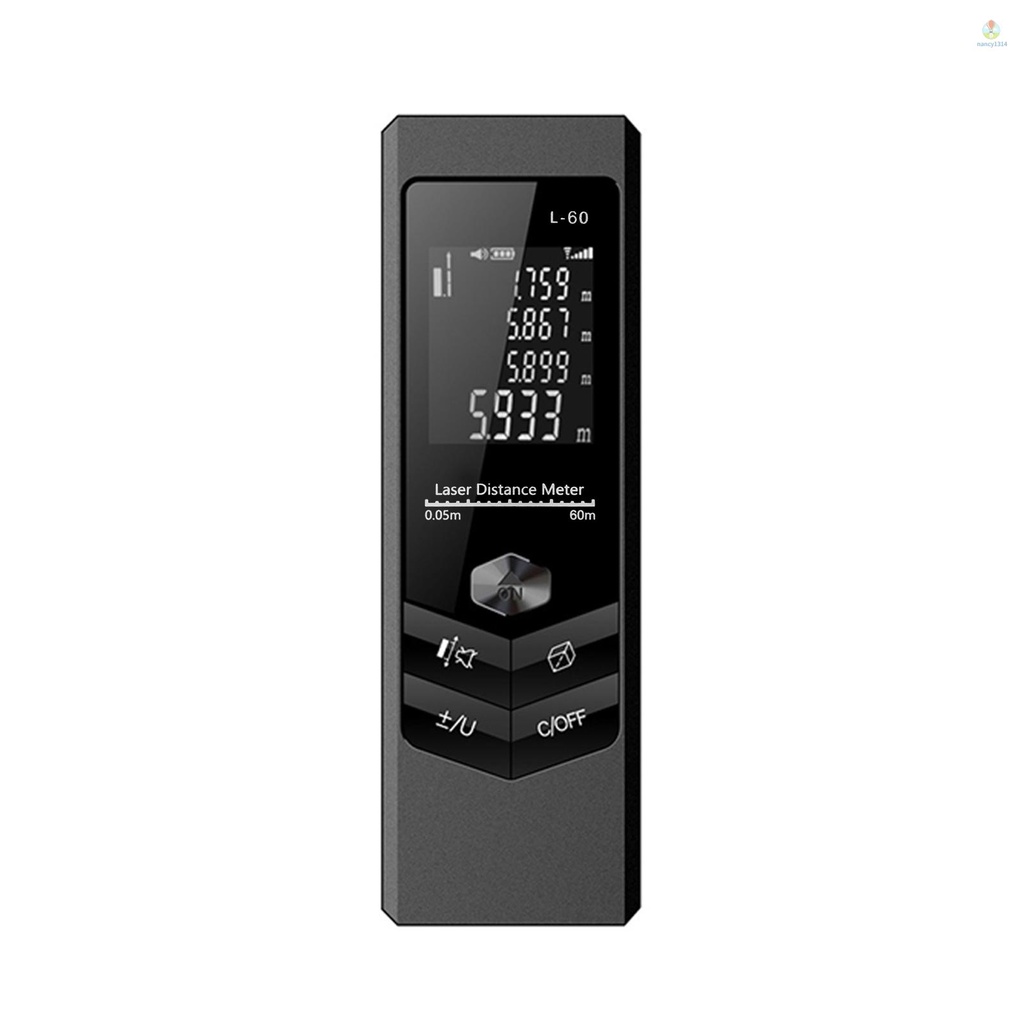 Máy Đo Khoảng Cách Kỹ Thuật Số Bằng Laser Cầm Tay Mini Tiện Dụng