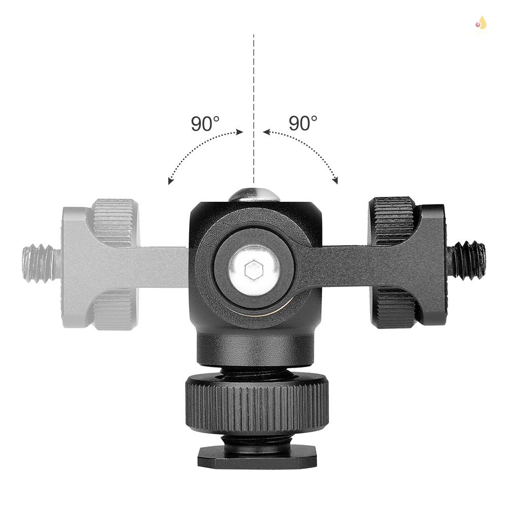 ANDOER Giá Đỡ Màn Hình Máy Ảnh Mini Bằng Hợp Kim Nhôm Kèm Ốc Vít 1 / 4 Inch Cho DSLR