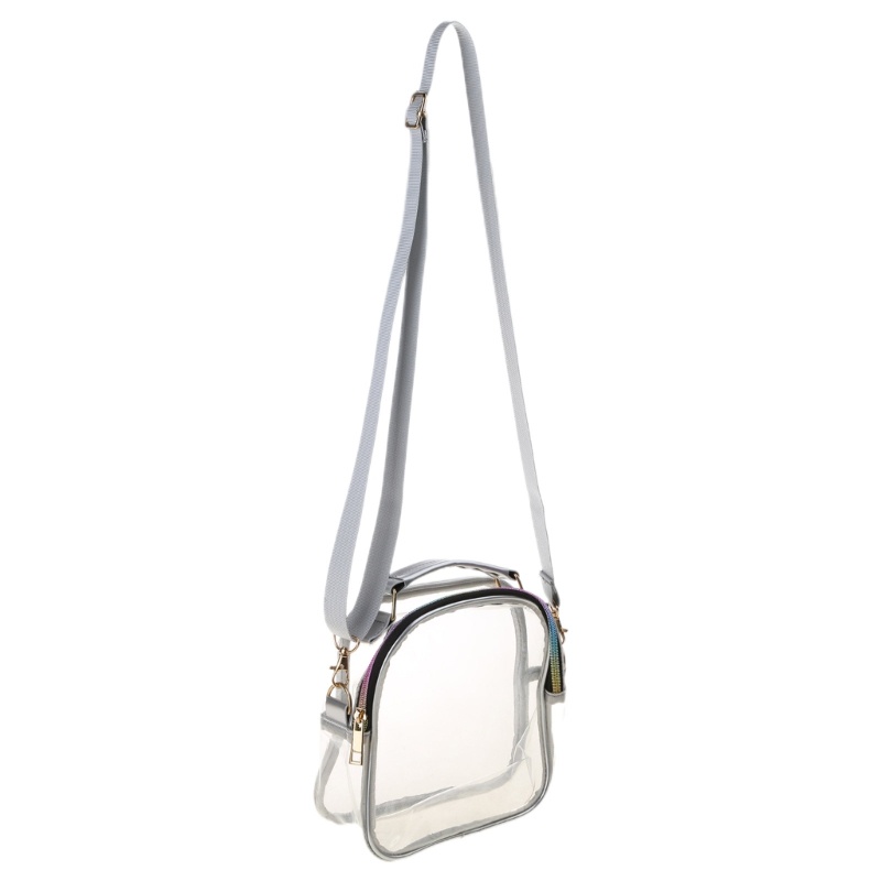 Túi Đeo Chéo Trong Suốt Với Dây Đeo Tháo Rời Được Thời Trang Cho Nữ