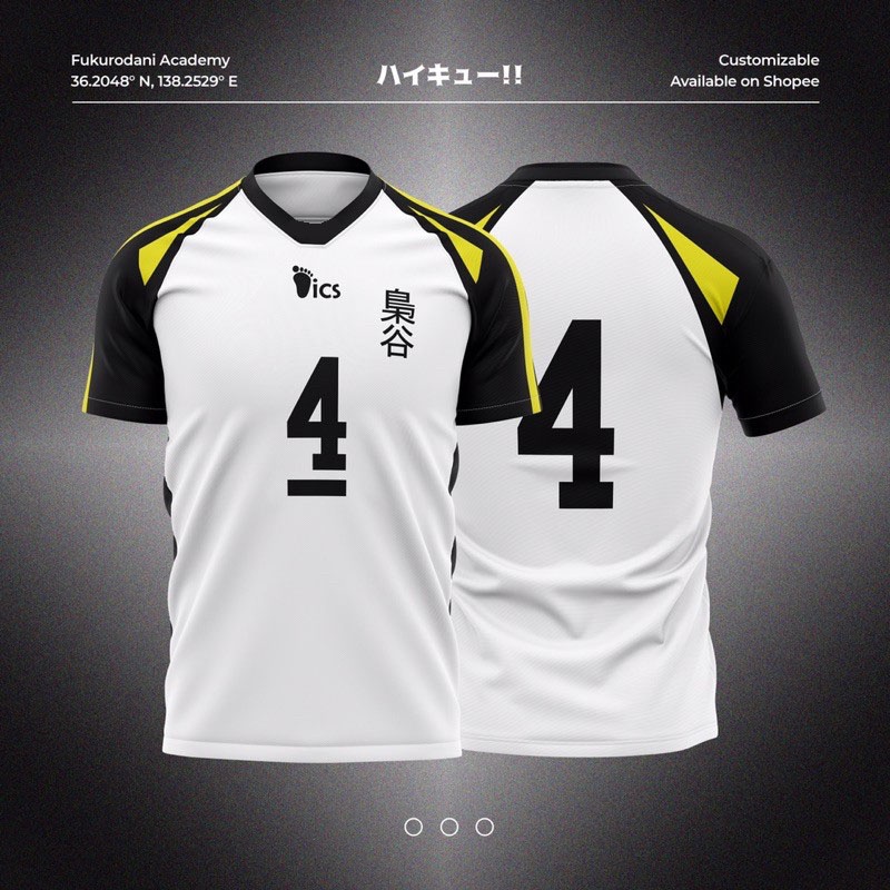 Hàng Có Sẵn Áo Thun Fukurodani Haikyuu Full Sublimation