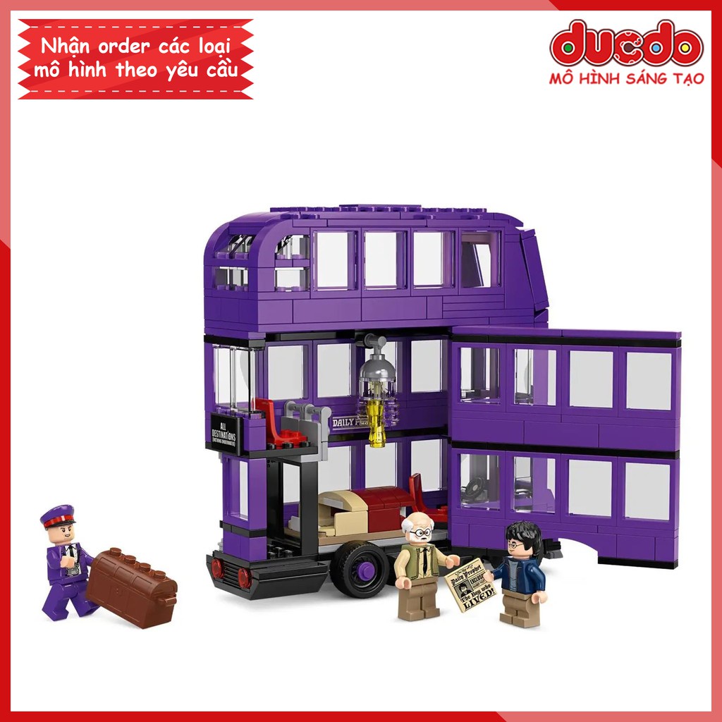 No 6073 Lắp ghép Chuyến Xe Kỵ Sĩ - The Knight Bus - Đồ chơi Xếp hình Mô hình Harry Potter 75957