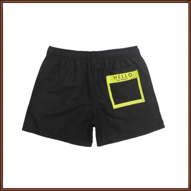 Quần Short Đi Biển Màu Sắc Đơn Giản Chất Liệu Nhanh Khô Có Size Lớn Dành Cho Nam Giới