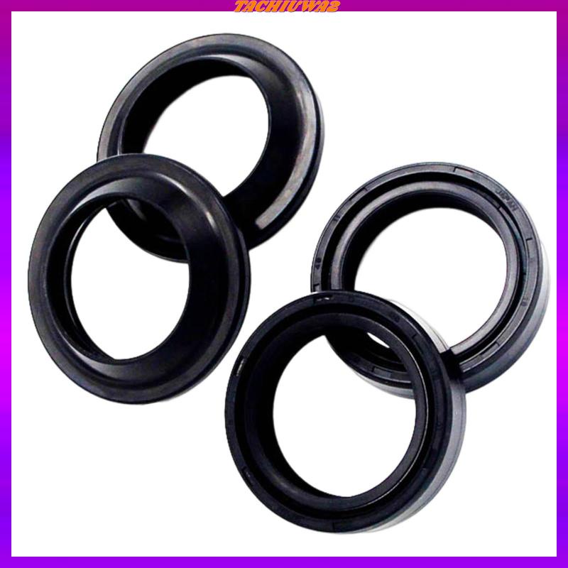 Set 2 Vòng Đệm Chống Bụi Cho Phuộc Trước Xe Mô Tô 35mmx48mmx11mm