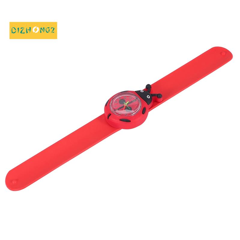 Đồng Hồ Đeo Tay Dây Silicon Hình Bọ Rùa Hoạt Hình Đáng Yêu Dành Cho Trẻ