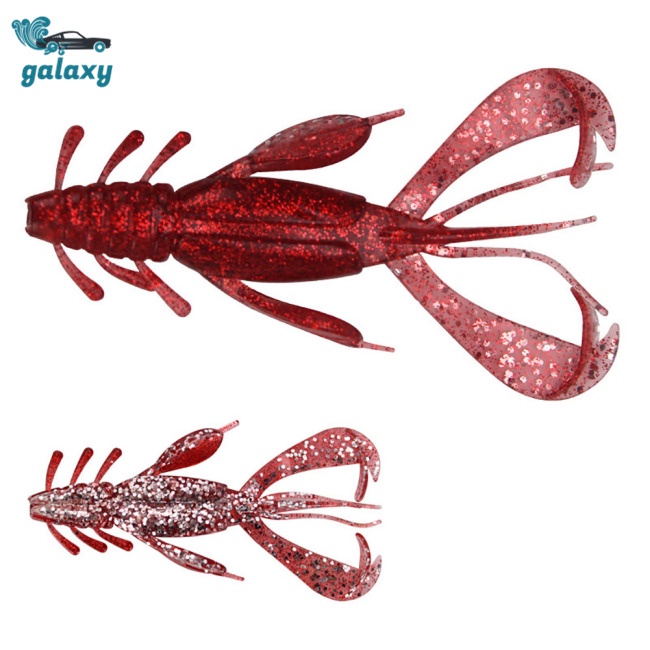 Galaxy Set 4 Mồi Giả Nhử Cá 10cm / 10g Bằng Nhựa Mềm Gắn Kèm Móc Câu Tiện Dụng