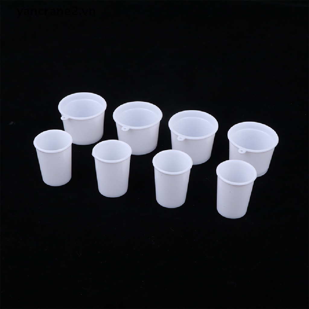 Set 4 Ly / Tách Uống Cà Phê / Kem Màu Trắng Trang Trí Nhà Búp Bê 1: 6 2.vn