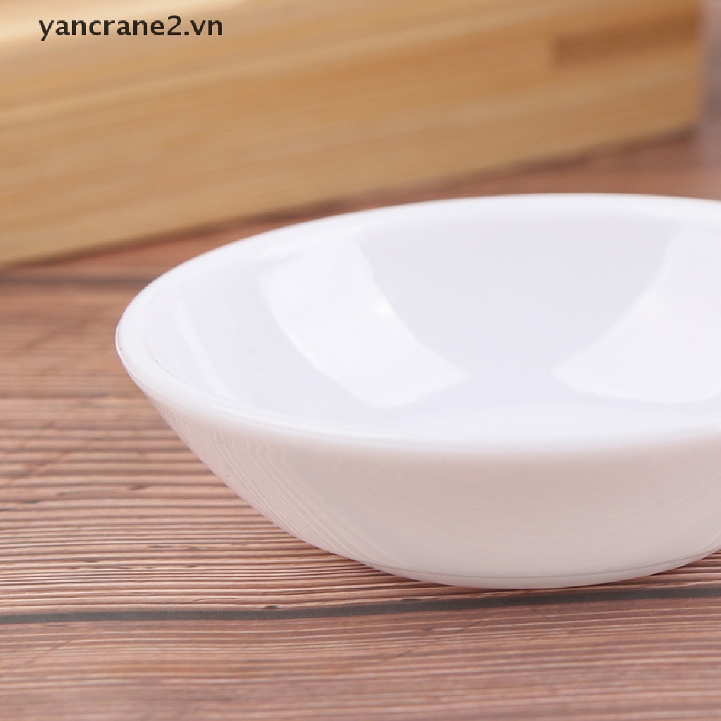 Set 2 Chén Dĩa Tròn Tỉ Lệ 1 / 6 Cho Nhà Búp Bê