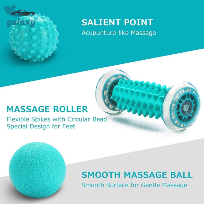 Galaxy Bóng Lăn Mát Xa Cơ Chân / Tay / Lưng Di Động Hỗ Trợ Luyện Tập Yoga