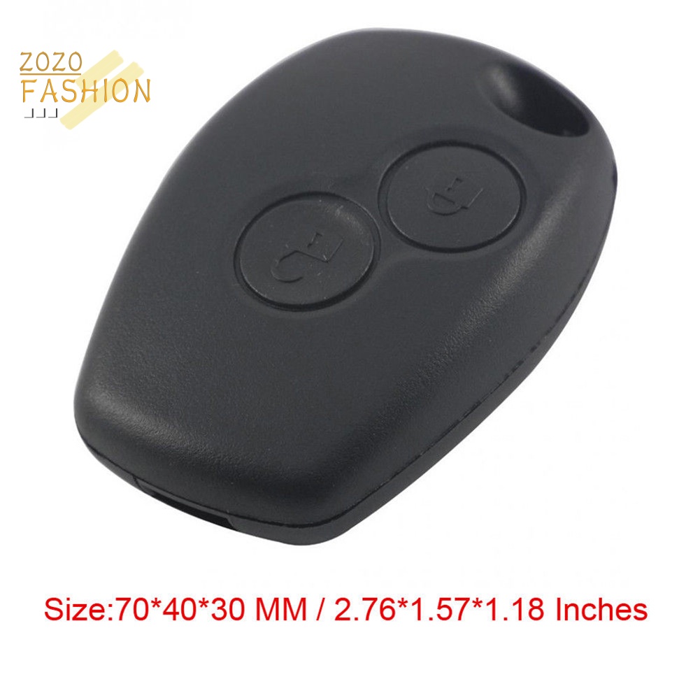 Vỏ Bọc Chìa Khóa Điều Khiển Từ Xa 2 Nút Không Lưỡi Cho Renault Modus