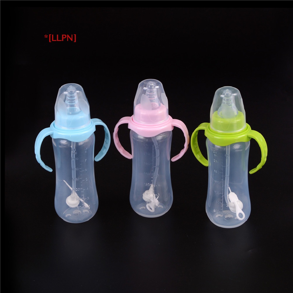 Bình Sữa Có Ống Hút Dung Tích 240ML Tiện Dụng Cho Bé