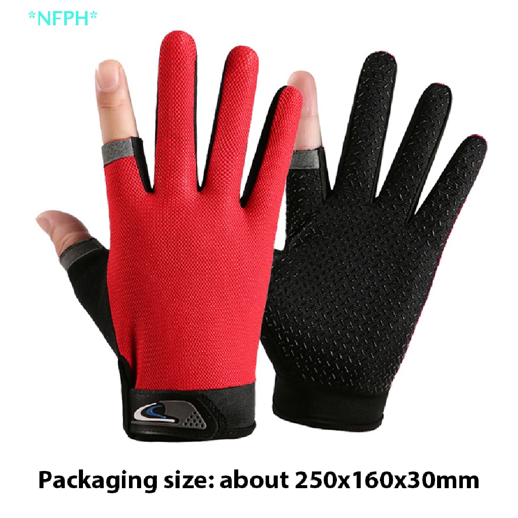 1 Đôi Găng Tay Câu Cá Chống Trượt Thoáng Khí Mới