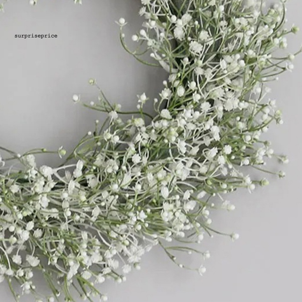 Vòng Hoa Gypsophila Nhân Tạo Màu Sắc Tươi Sáng Lâu Trôi Trang Trí Nhà Cửa