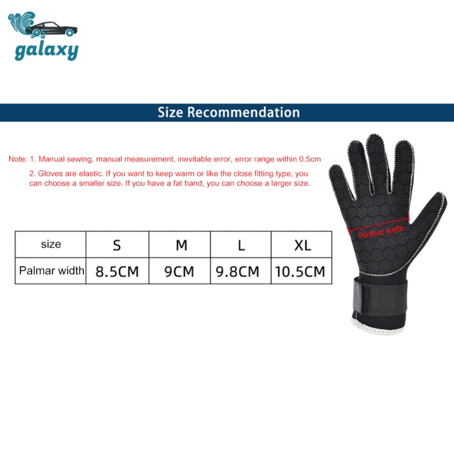 1 Đôi Găng Tay Lặn Dày 3mm Chống Lạnh Chống Trượt Chống Mài Mòn Dg-203