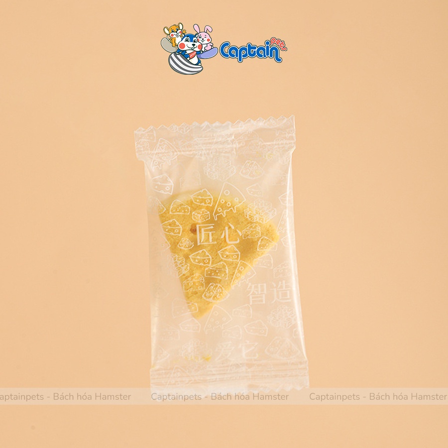 Viên phô mai thịt gà rau củ mài răng cho Hamster