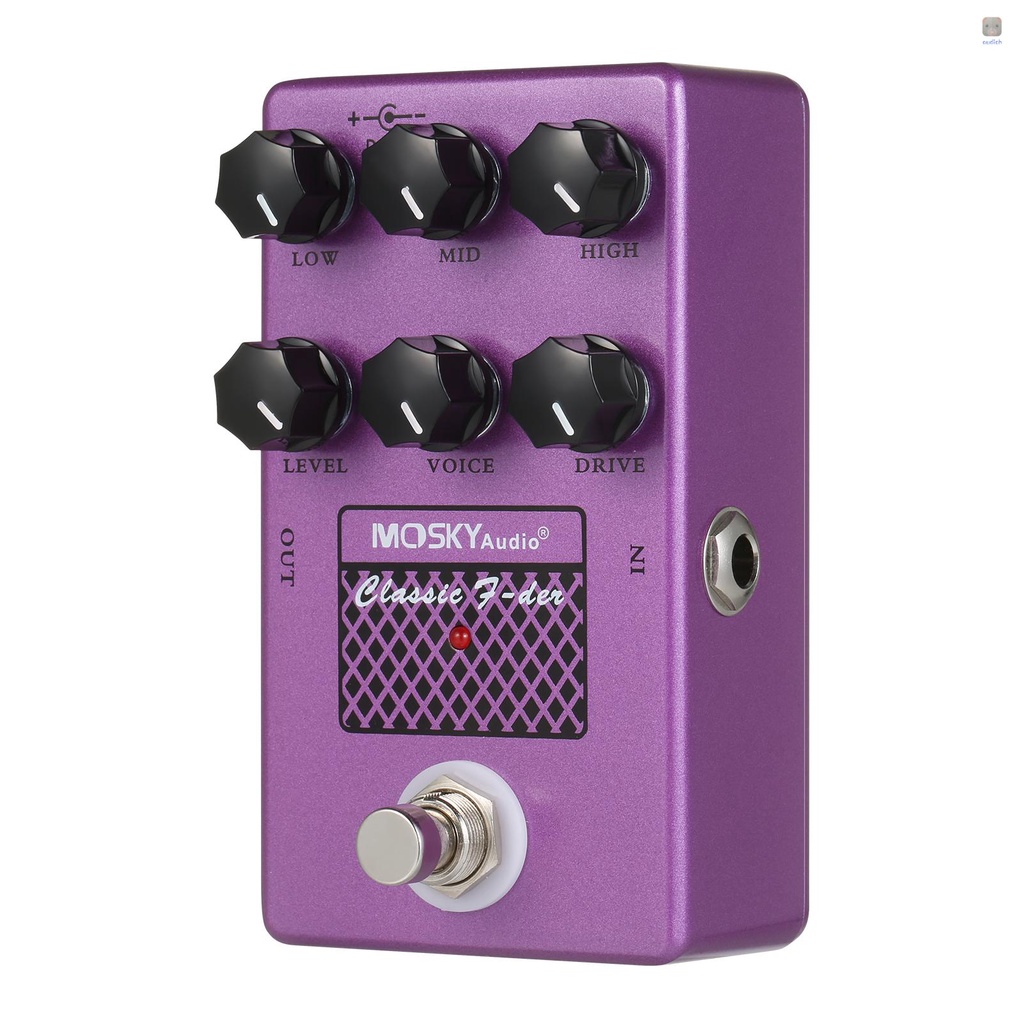 Moskyaudio Bộ Tạo Hiệu Ứng Âm Thanh Cho Đàn Guitar Bass