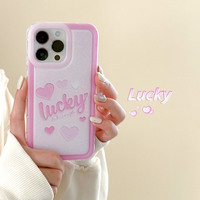 Ốp Điện Thoại Túi Khí Chống Sốc Màu Hồng Cho iphone14promax 13 12 11 XR XS X XSMAX 6 6SPLUS 7 8PLUS