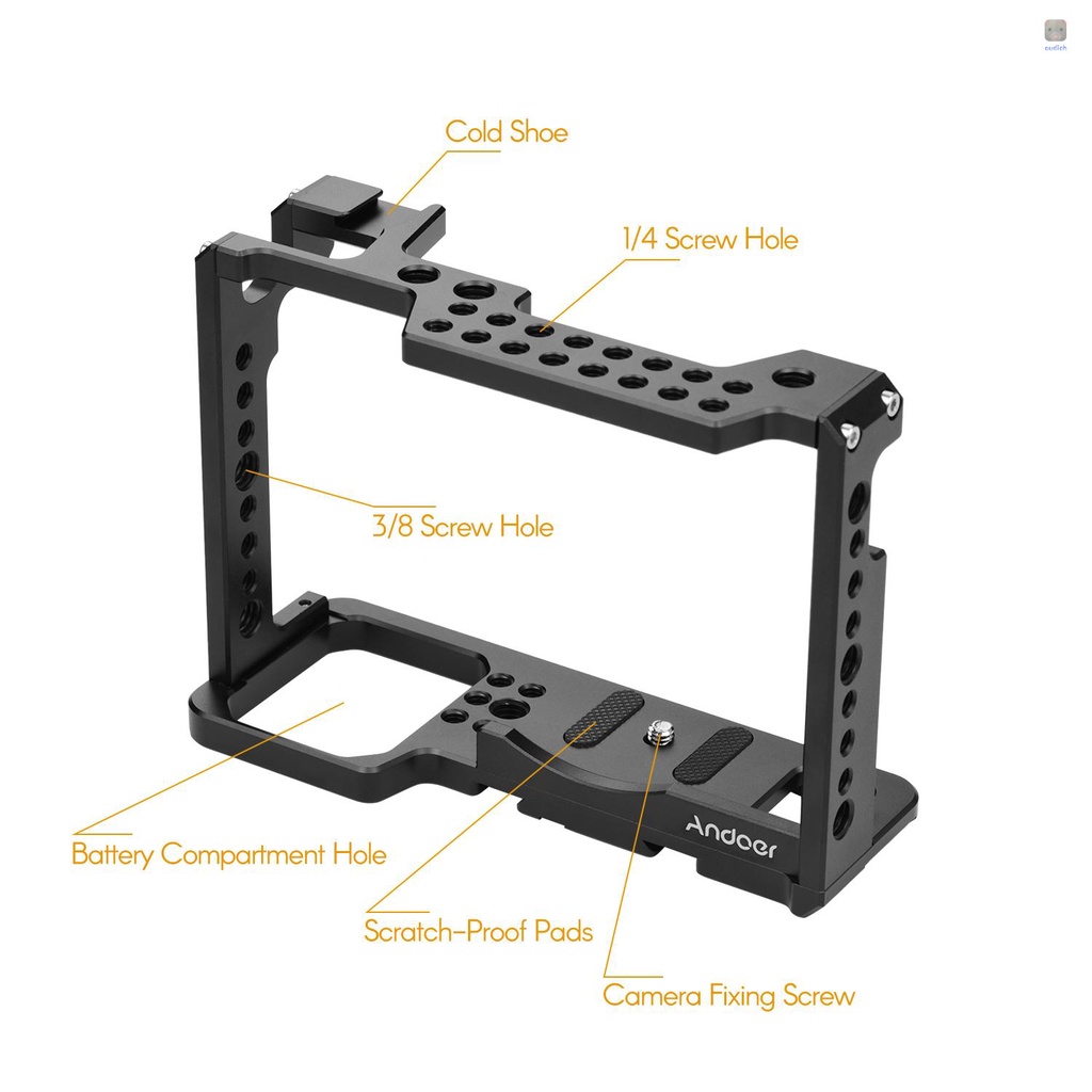 Andoer Khung Hợp Kim Nhôm Cho Máy Ảnh Chuyên Nghiệp Panaso