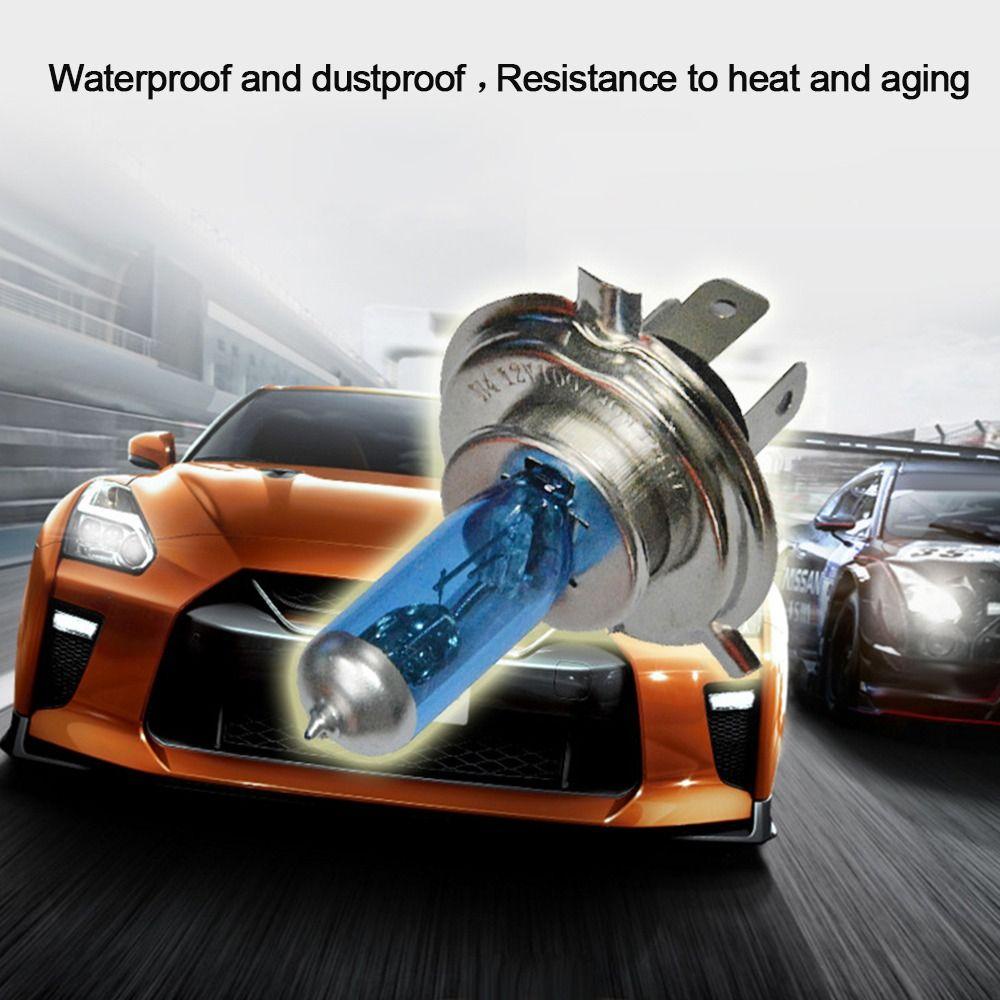 2 Đèn Pha Xenon 100 / 90w Ánh Sáng Trắng Cho Xe Hơi