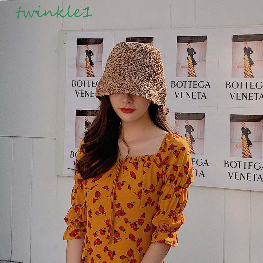 Nón Cối Đi Biển Mùa Hè Kiểu Dáng Đơn Giản Gấp Gọn Được Cho Nữ