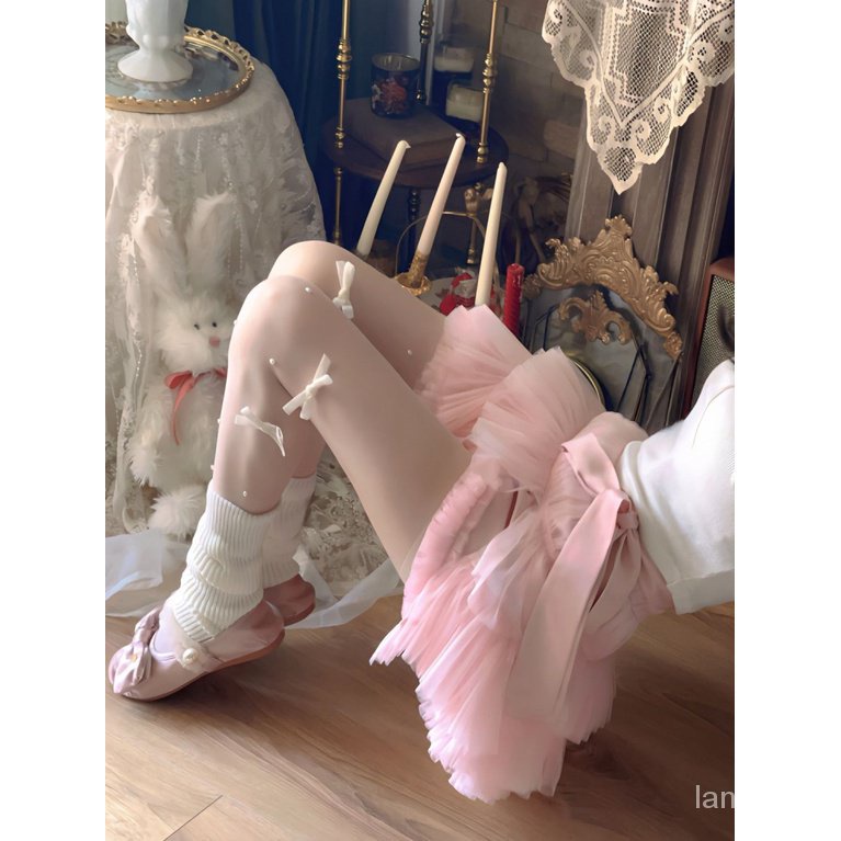 Chân Váy Xòe Tutu Thắt Nơ Màu Trơn Phong Cách Nhật Bản Ngọt Ngào Mùa Xuân Hè Hàng Mới Dành Cho Bạn Nữ