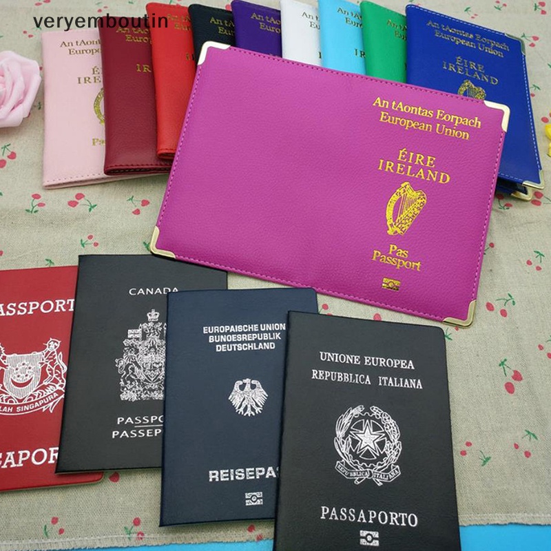 Vỏ Bọc Hộ Chiếu Có Ngăn Đựng Thẻ ID Dành Cho Nam Nữ