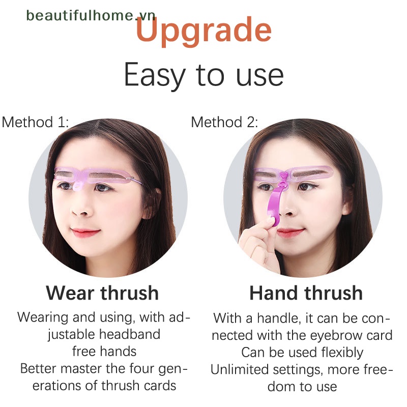 Khuôn Kẻ Lông Mày 8 Kiểu Có Thể Tái Sử Dụng