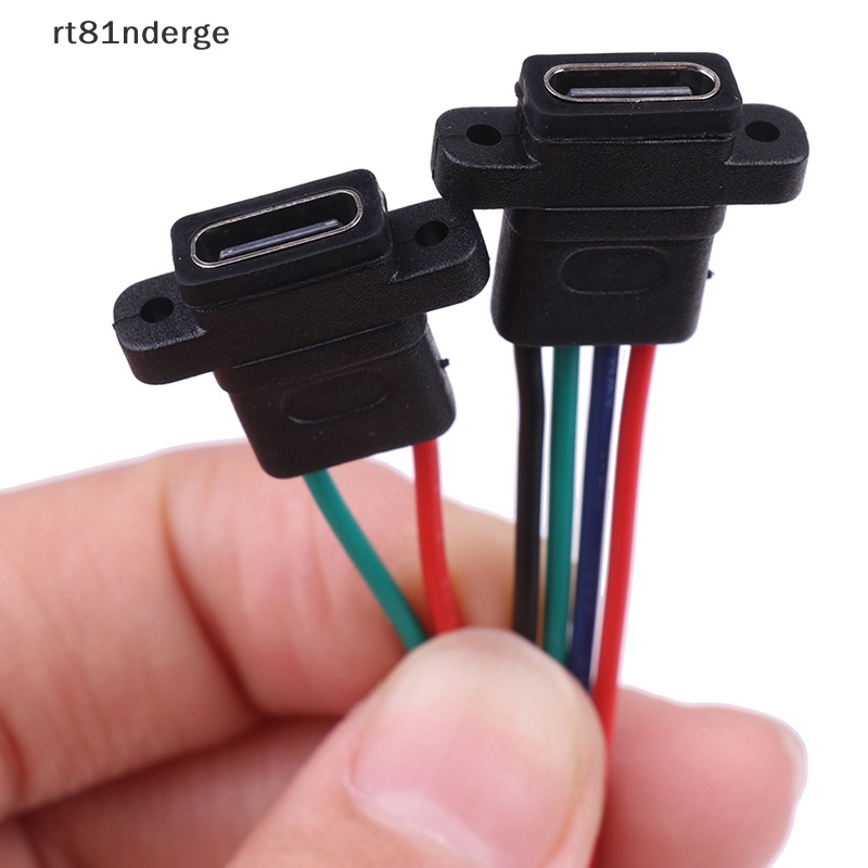 Dây Cao Su Chống Thấm Nước Cổng Sạc Nhanh Loại C 2Pin 4Pin 2Pin Cho Nữ