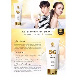 Kem chống nắng cho da mặt Huna (chính hãng 100%)