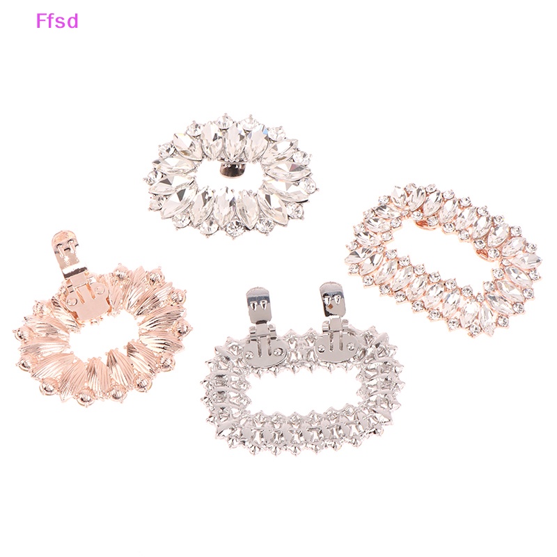 1 Kẹp Đính Đá Trang Trí Giày Cao Gót Cho Cô Dâu