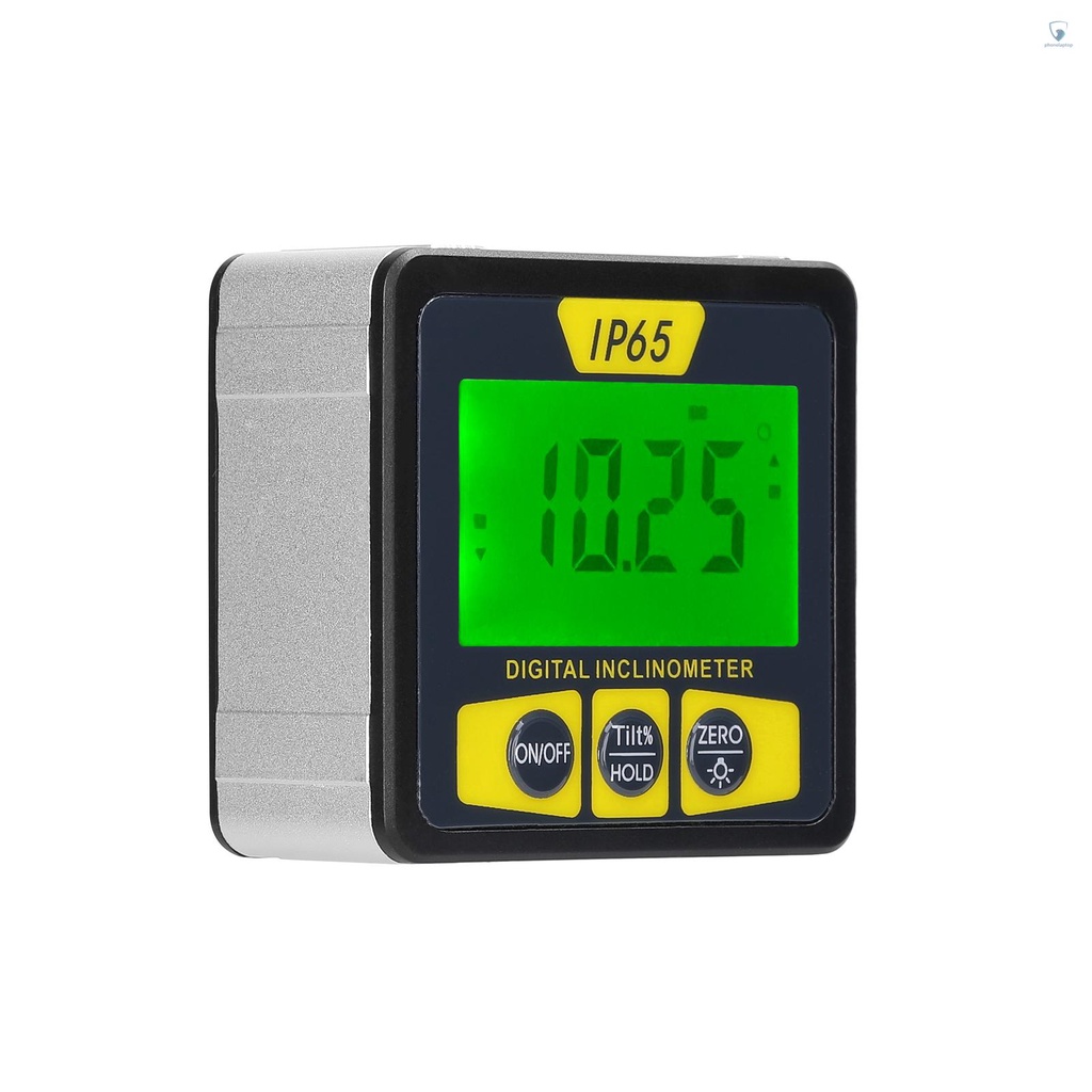 (laptvn) Máy Dò Góc Kỹ Thuật Số Từ Tính Chống Thấm Nước Và Máy Dò Góc Hiển Thị LCD Mini Chống Bụi IP65 Có Đèn Nền