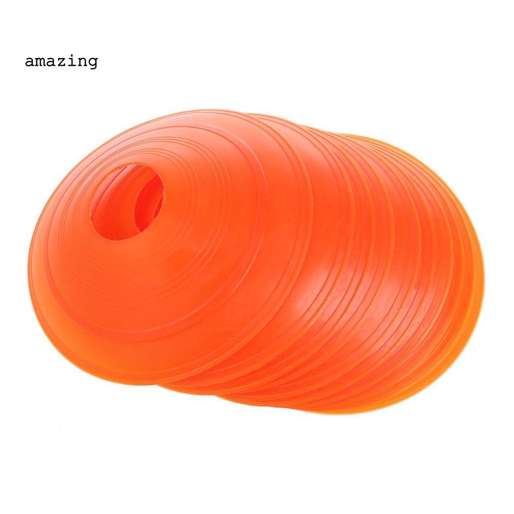 Set 10 Đĩa Đánh Dấu Cột Mốc Hình Nón Luyện Tập Đá Banh