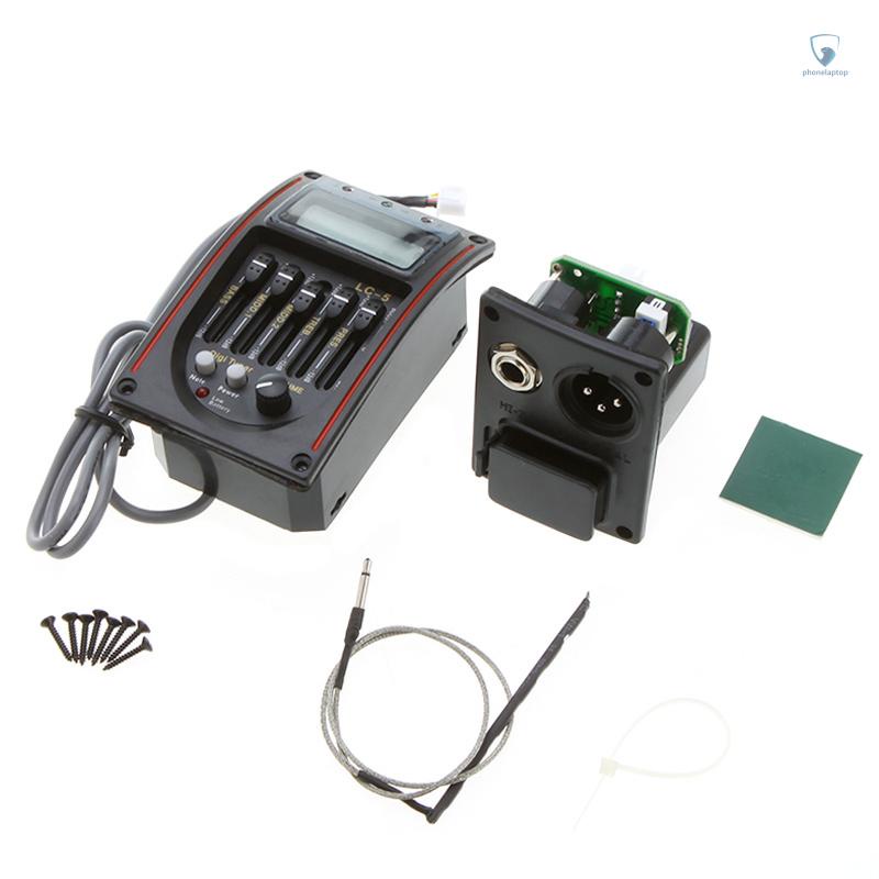 Pickup Preamp Pickup LCD 5-Band EQ Chuyên Dụng Cho Đàn Guitar