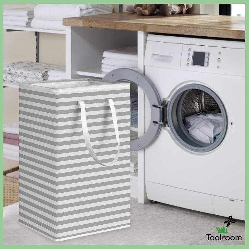 Hộp Đựng Đồ Giặt / Đồ Chơi Có Tay Cầm Dễ Dàng Mang Theo Cho Phòng Ngủ